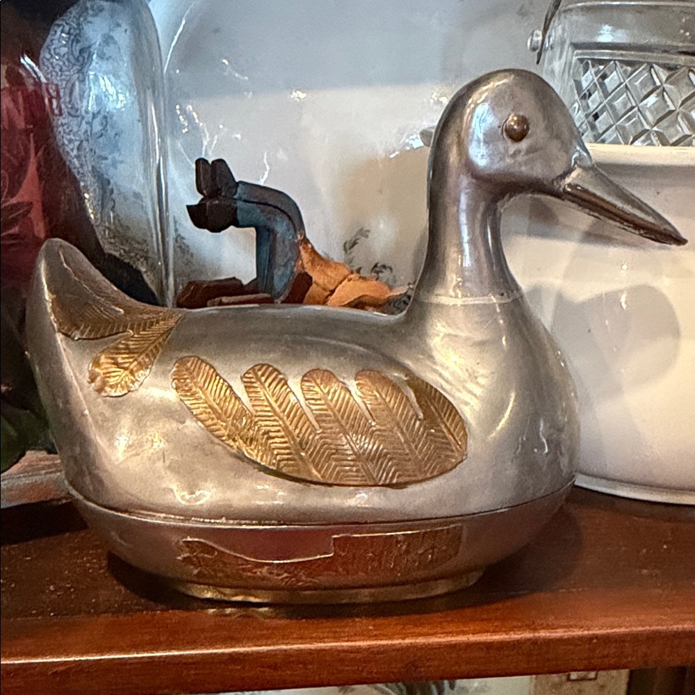 Silver and Gold Duck